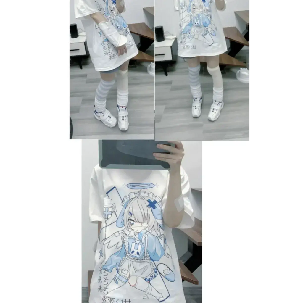 Harajuku Kawaii Anime Oversized Tee