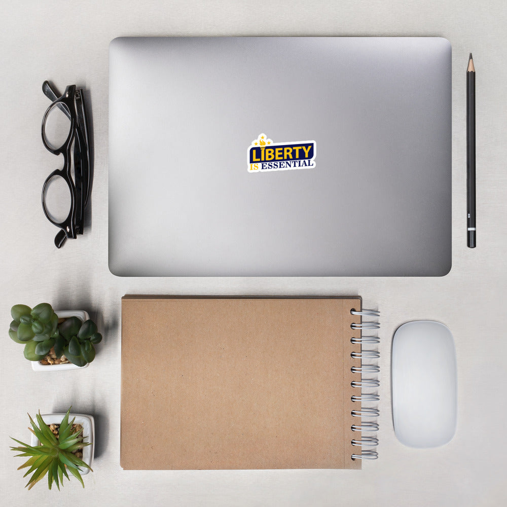 Liberty is Essential Bubble-free stickers