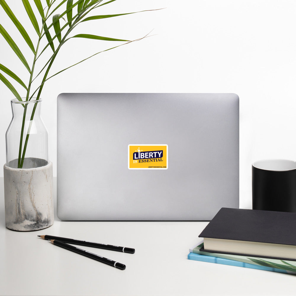 Liberty is Essential Bubble-free stickers