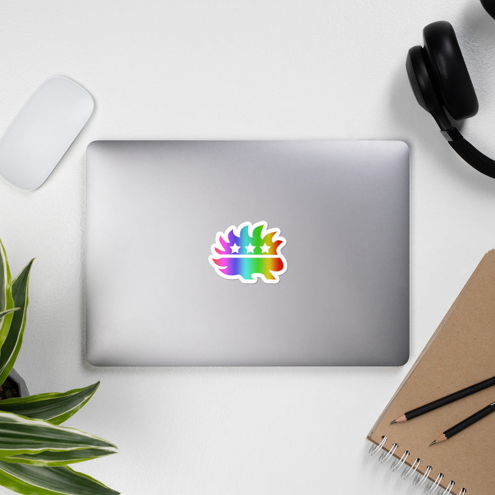 LGBT Porcupine Bubble-free stickers