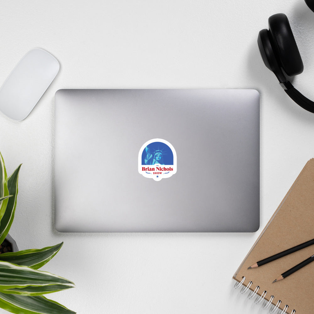 The Brian Nichols Show Logo Bubble-free stickers