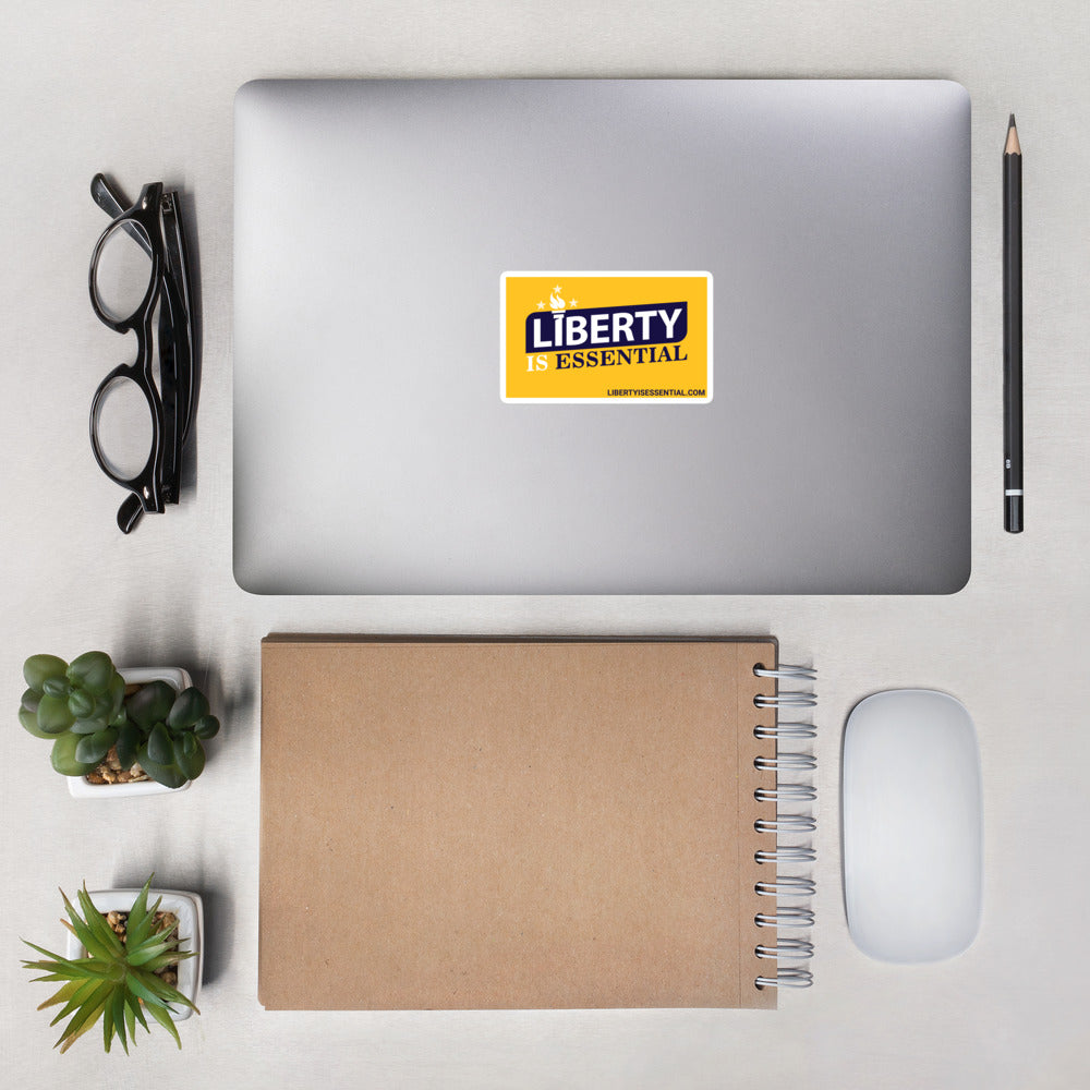 Liberty is Essential Bubble-free stickers