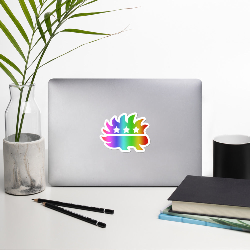 LGBT Porcupine Bubble-free stickers