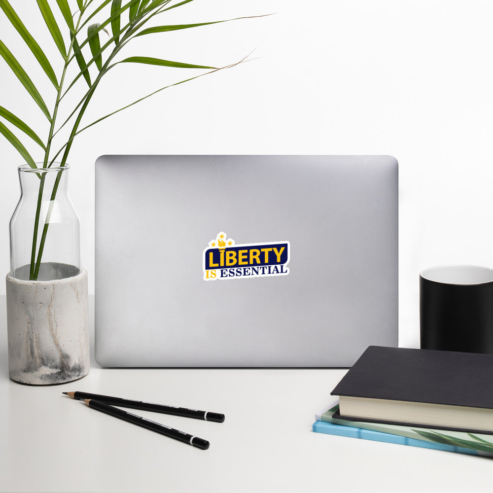 Liberty is Essential Bubble-free stickers