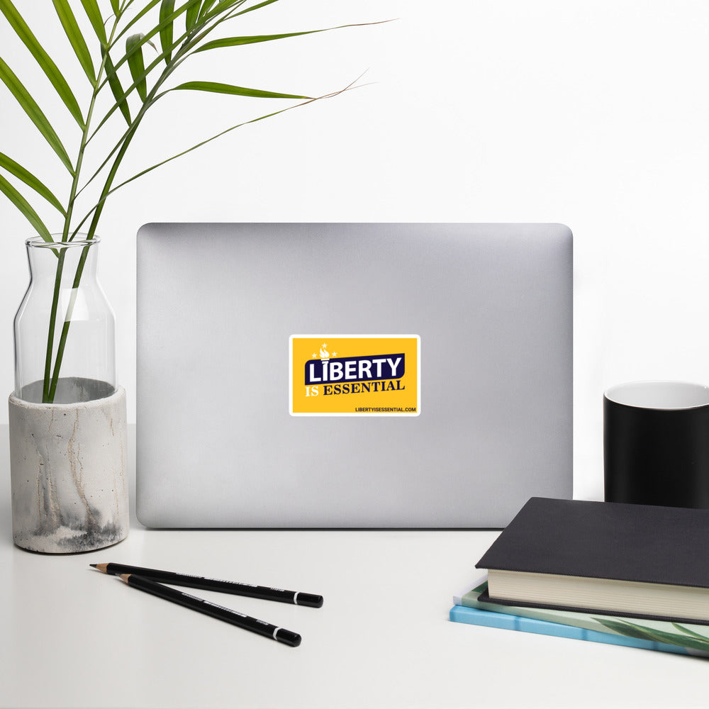 Liberty is Essential Bubble-free stickers