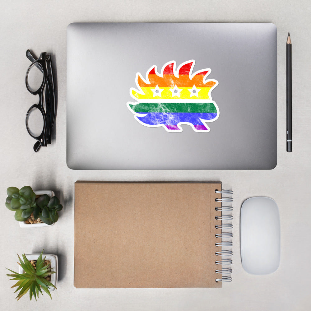 LGBT Porcupine Bubble-free stickers