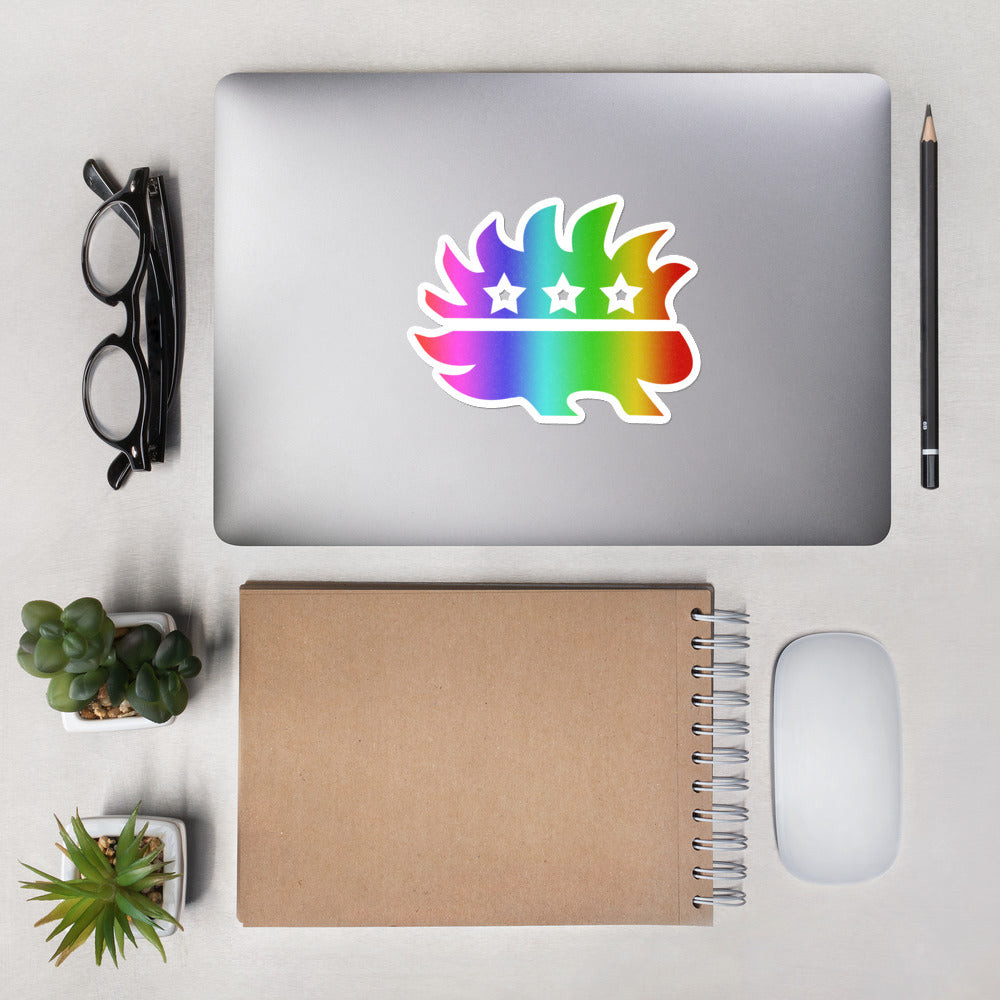 LGBT Porcupine Bubble-free stickers