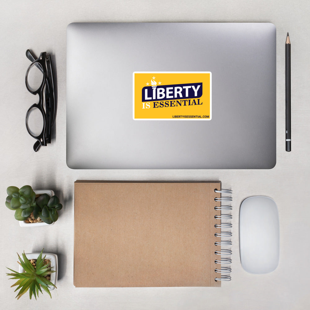 Liberty is Essential Bubble-free stickers