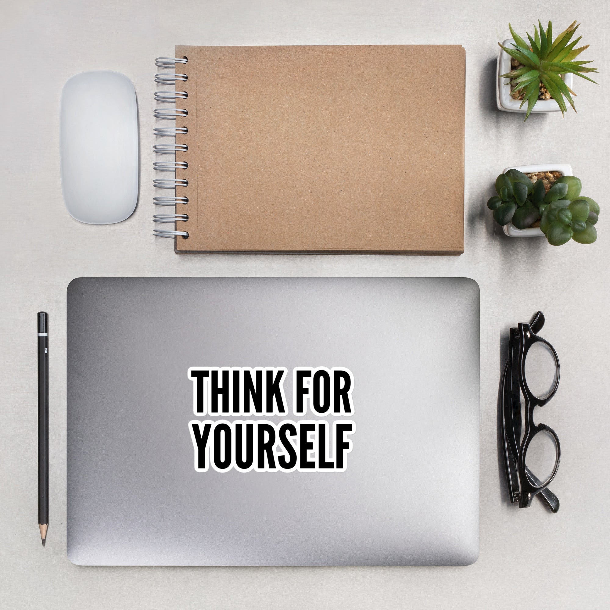 Think for Yourself Bubble-free stickers