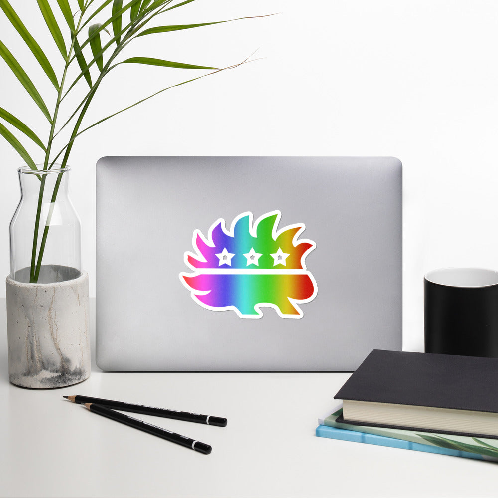LGBT Porcupine Bubble-free stickers