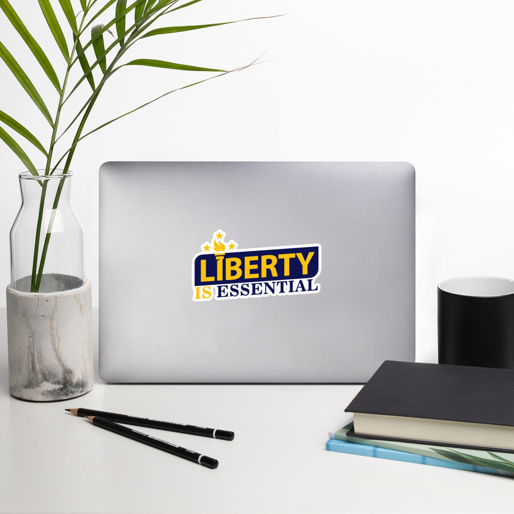 Liberty is Essential Bubble-free stickers