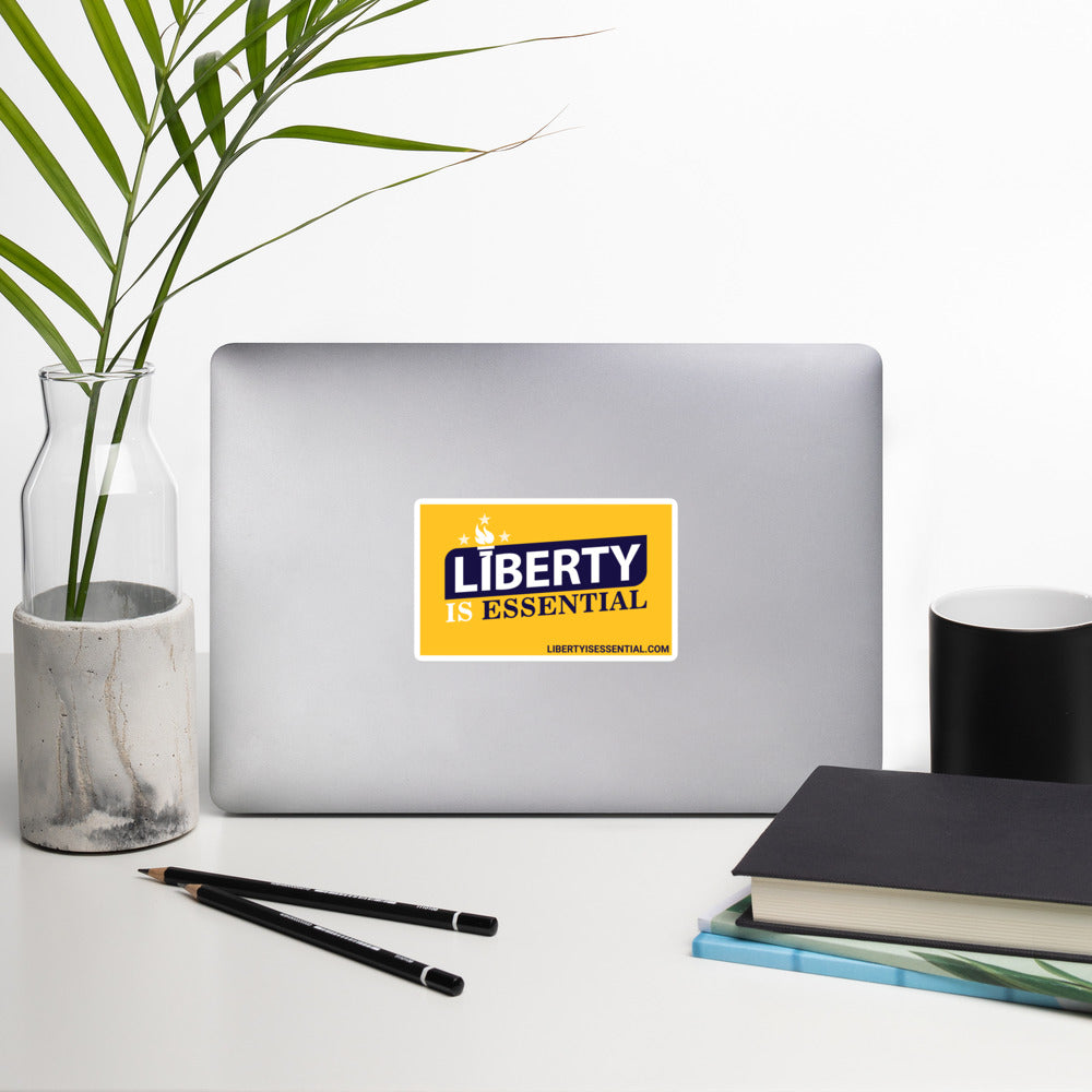 Liberty is Essential Bubble-free stickers