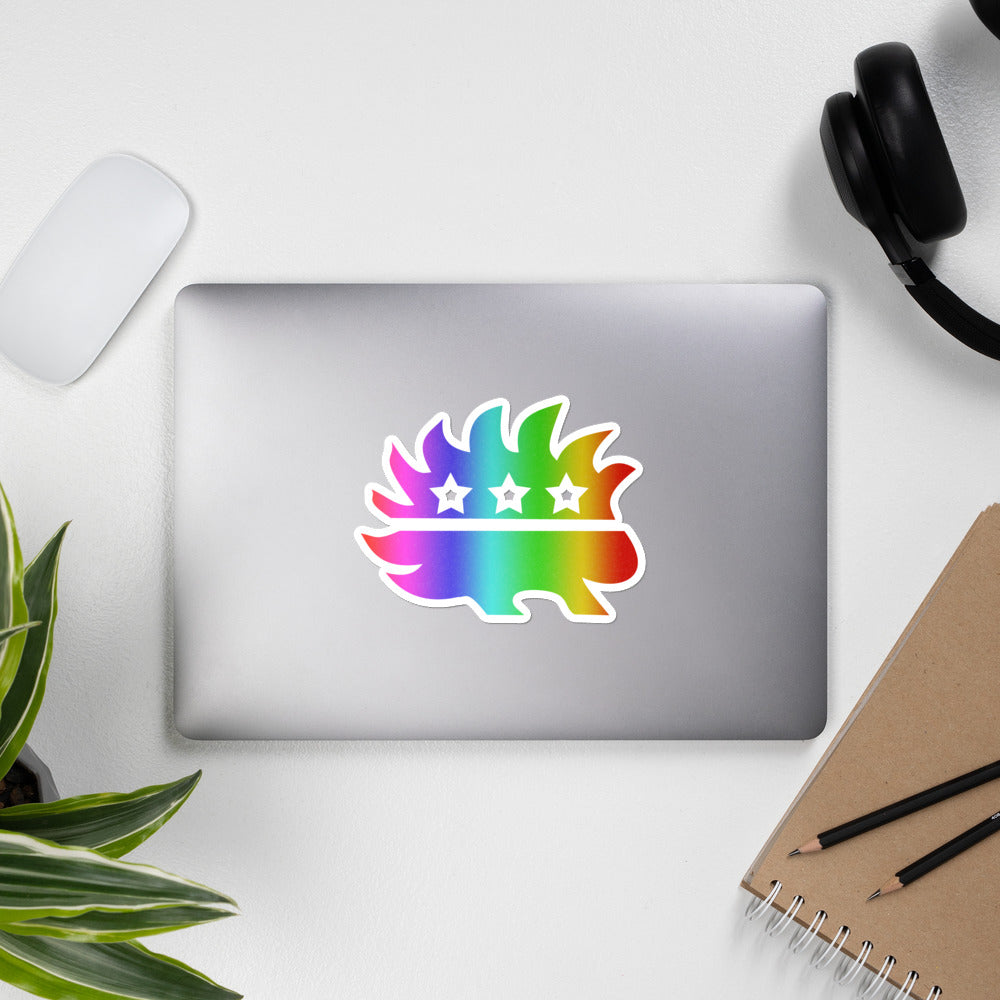 LGBT Porcupine Bubble-free stickers