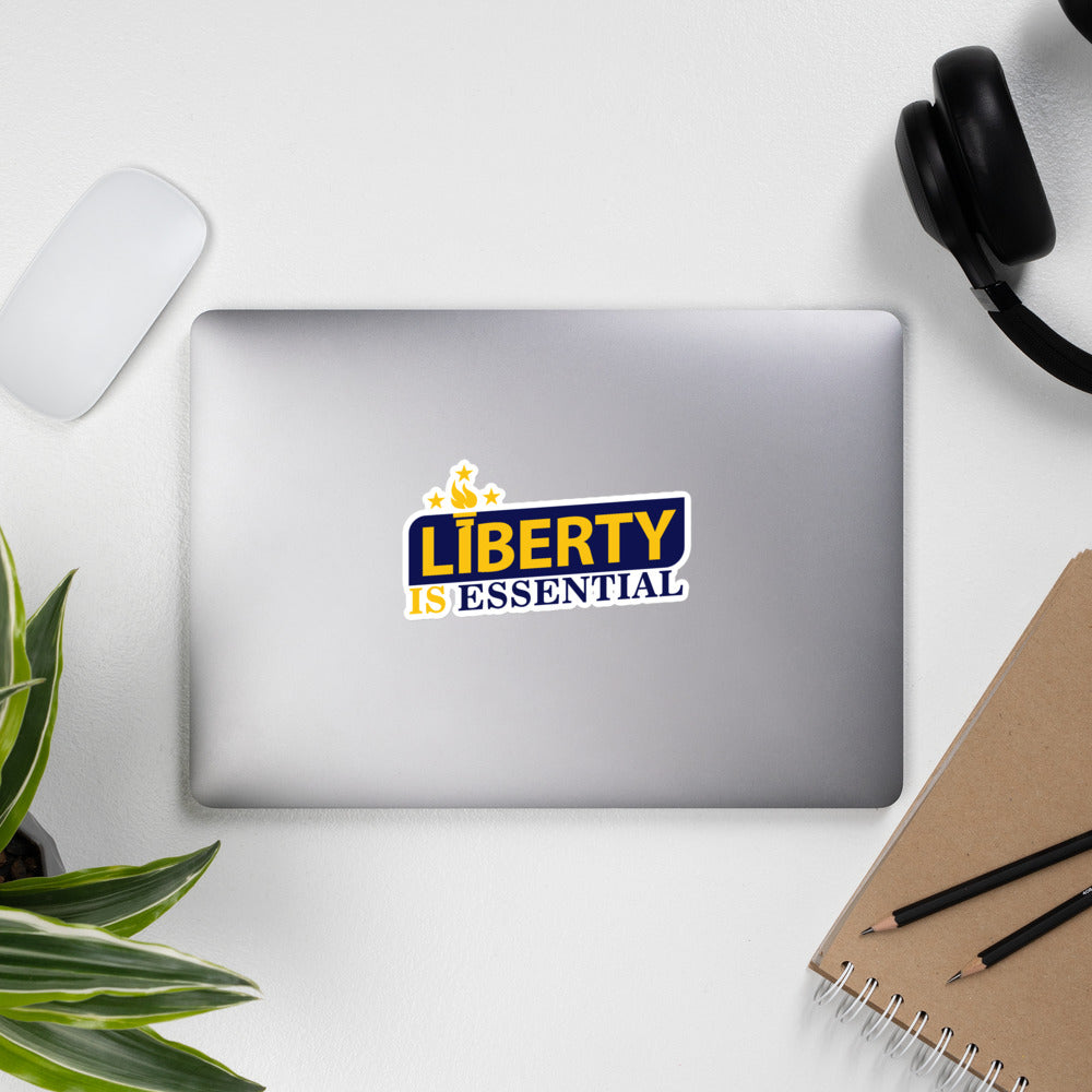 Liberty is Essential Bubble-free stickers