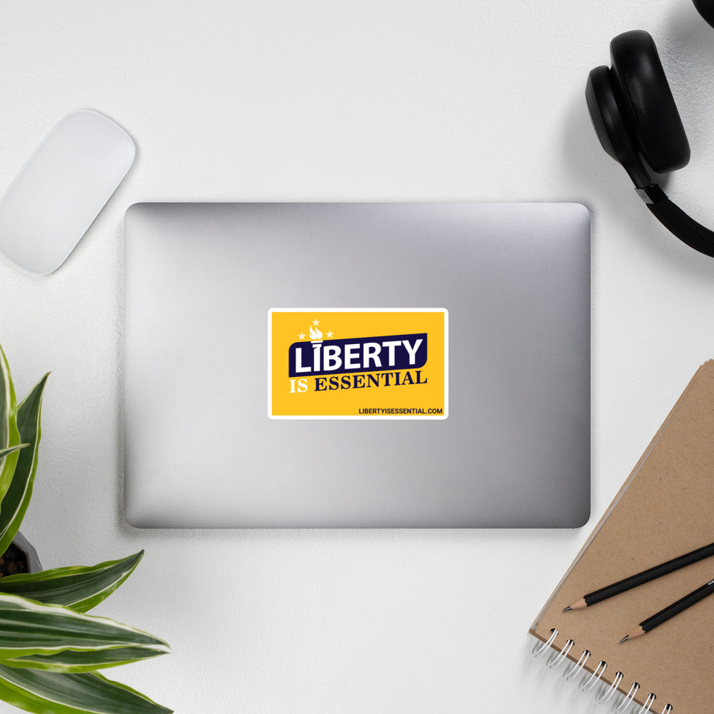 Liberty is Essential Bubble-free stickers
