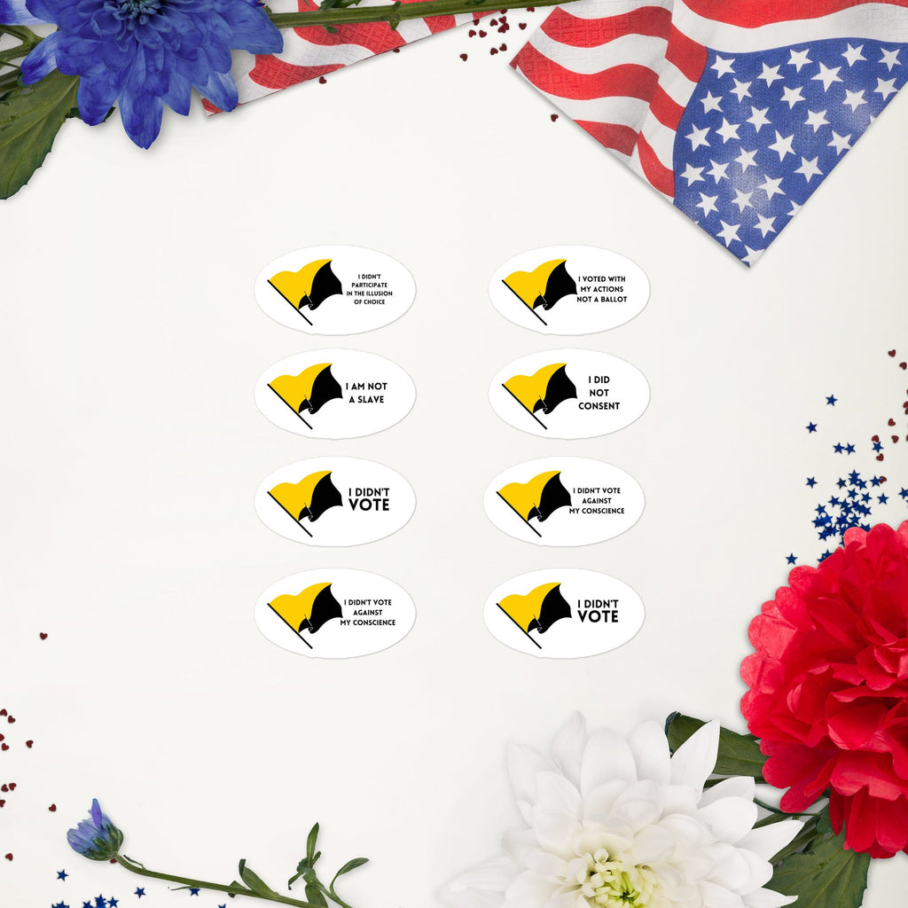 AnarchoCapitalist Did not vote Sticker Pack