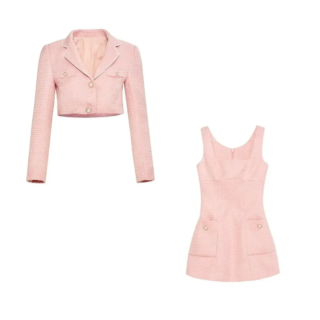 Korean Style Mini Dress Set