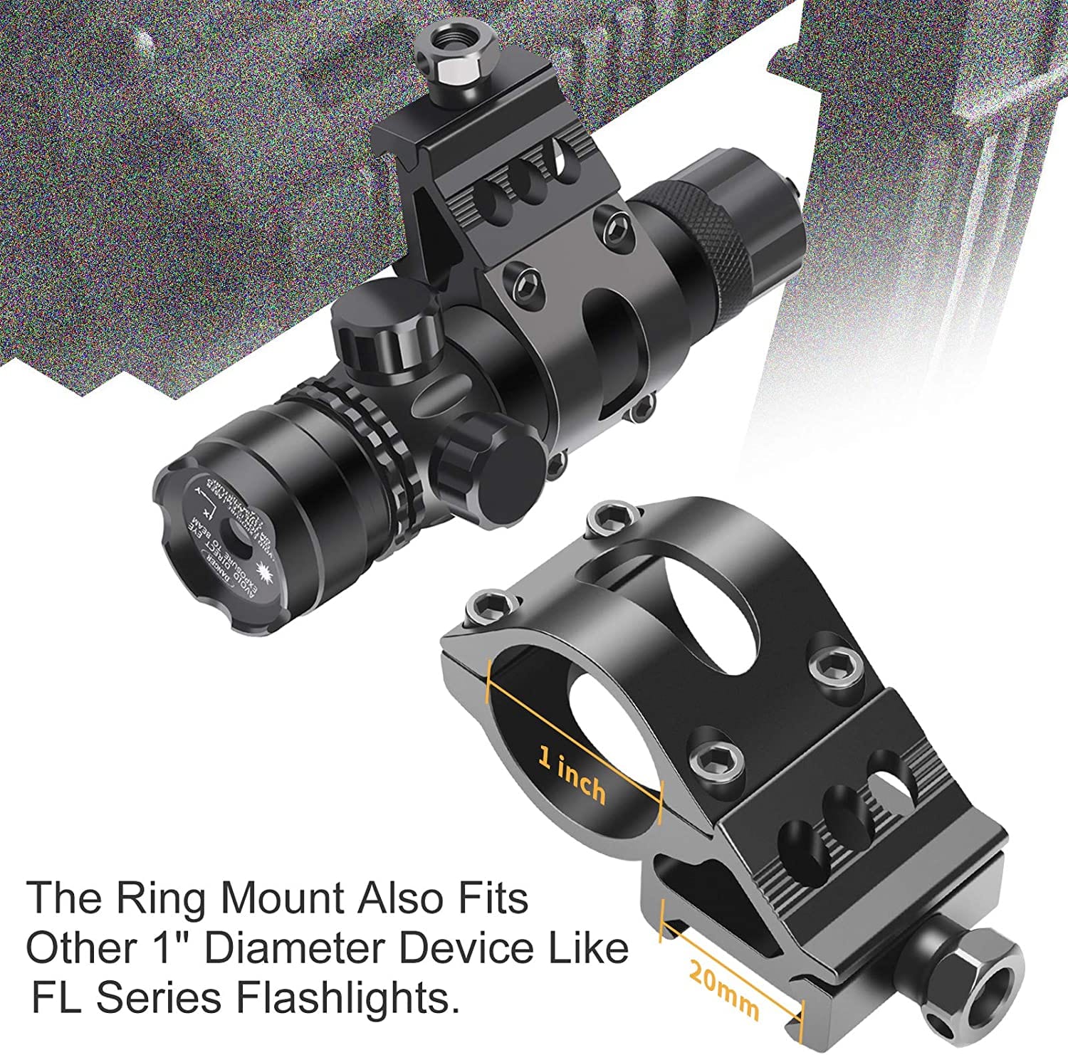 Green/Red Laser with 20mm Mount and Pressure Switch