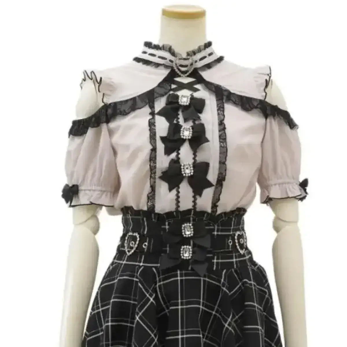 Lolita Lace Bow Off Shoulder Blouse