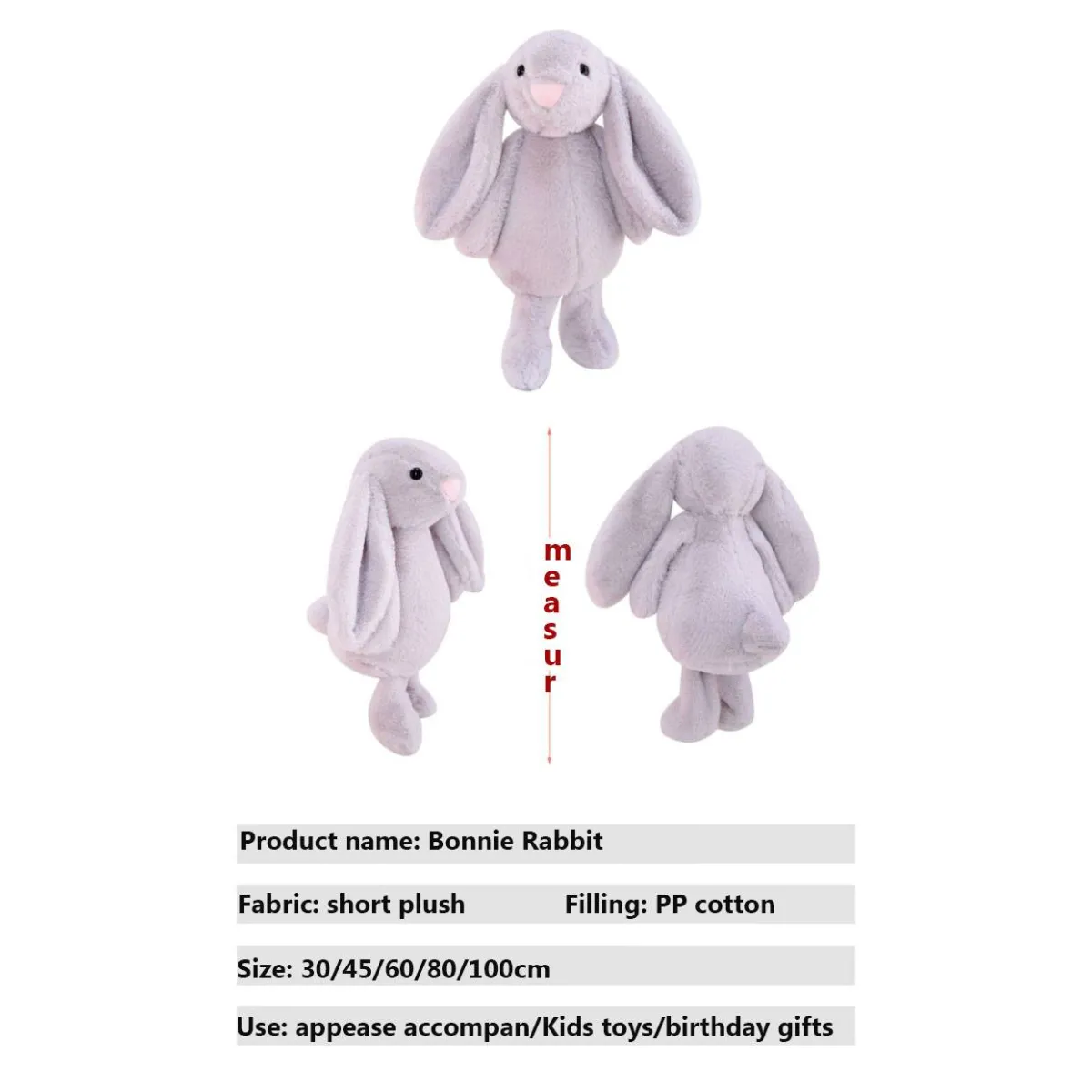 Long Ear Bunny Plushie