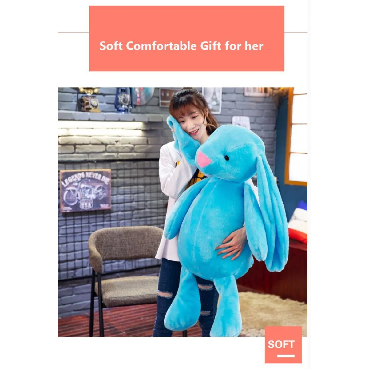 Long Ear Bunny Plushie