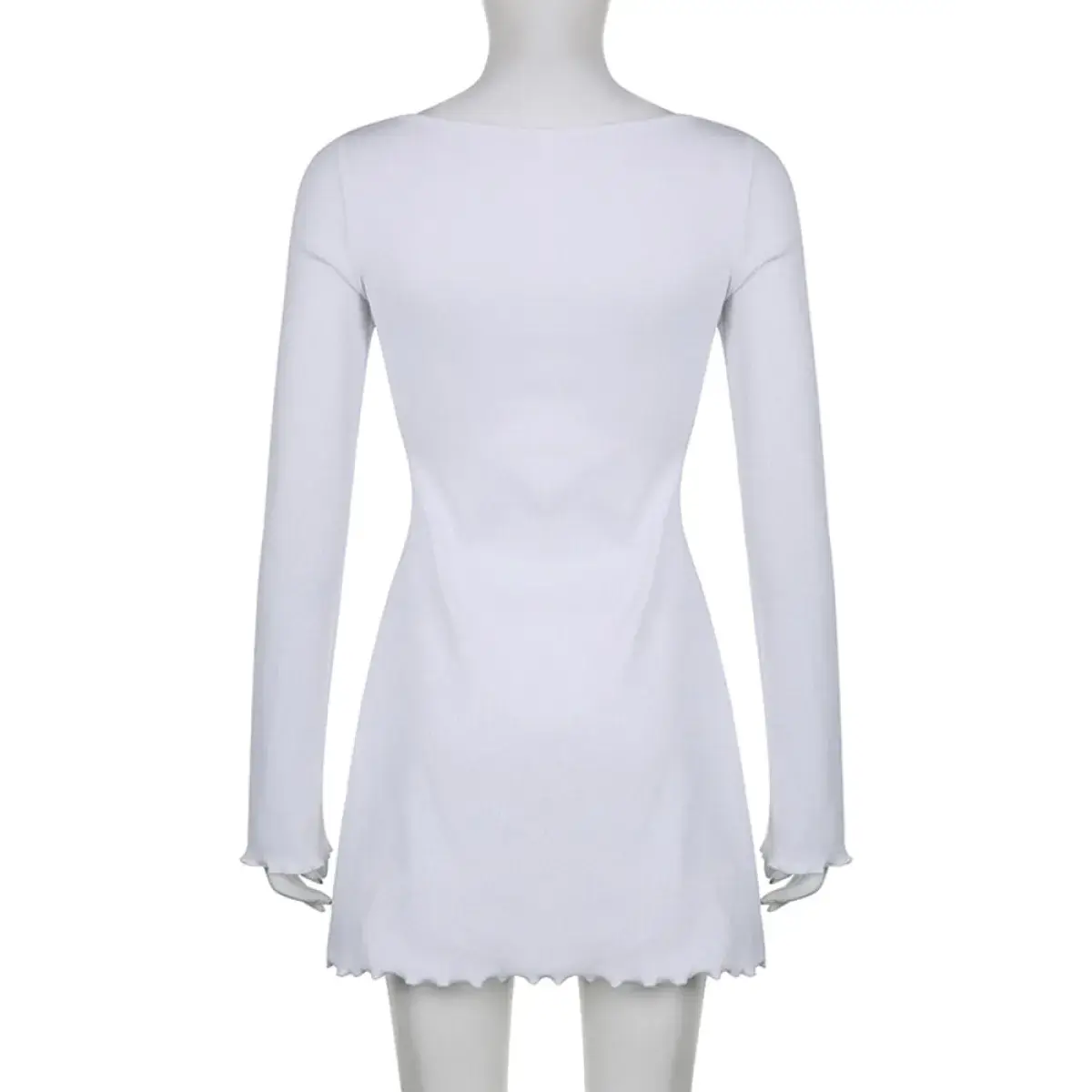 Solid Casual Knitted Dresses