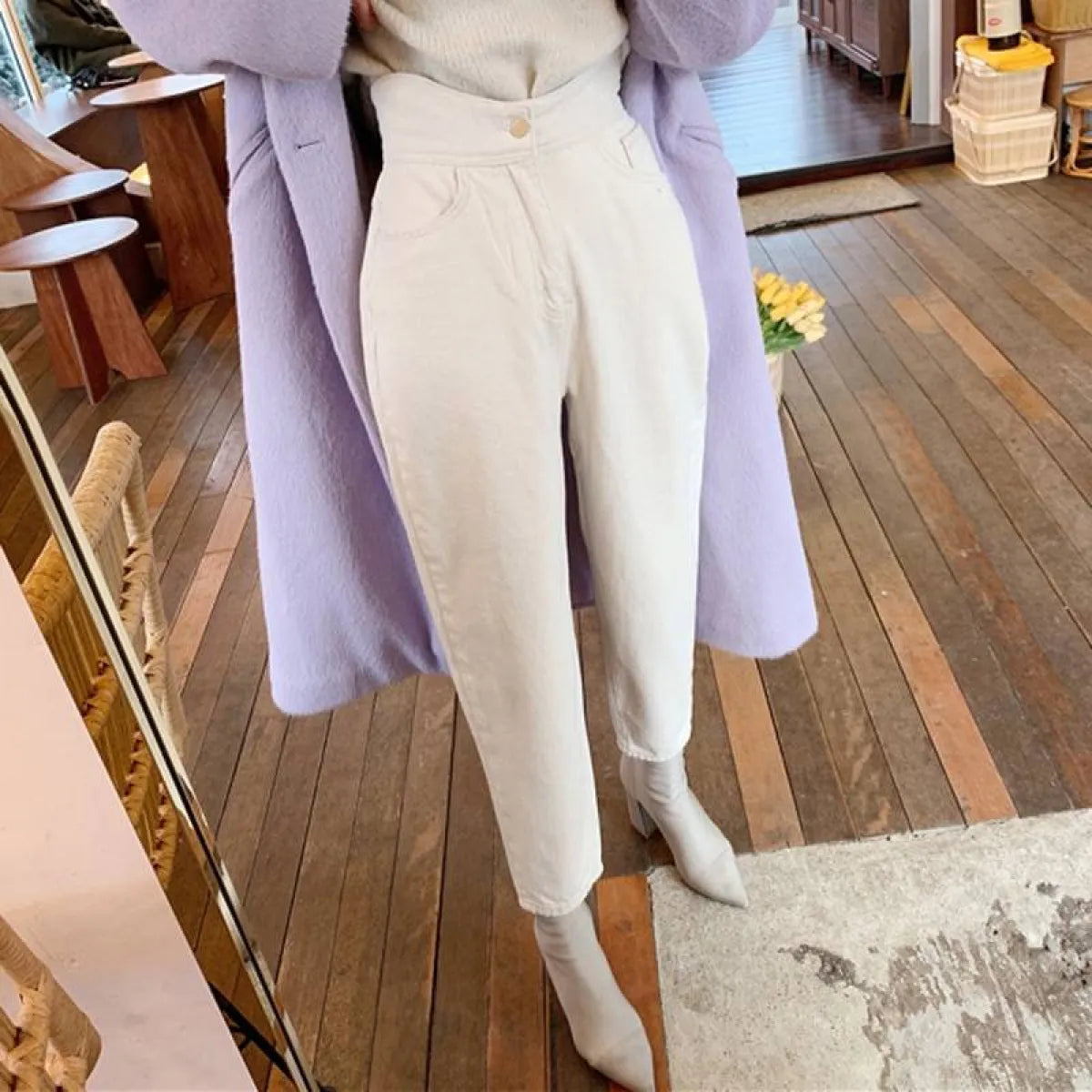 Loose Korean Jeans for Women