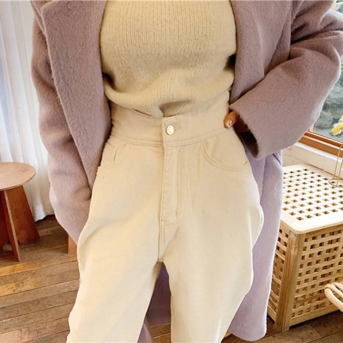 Loose Korean Jeans for Women