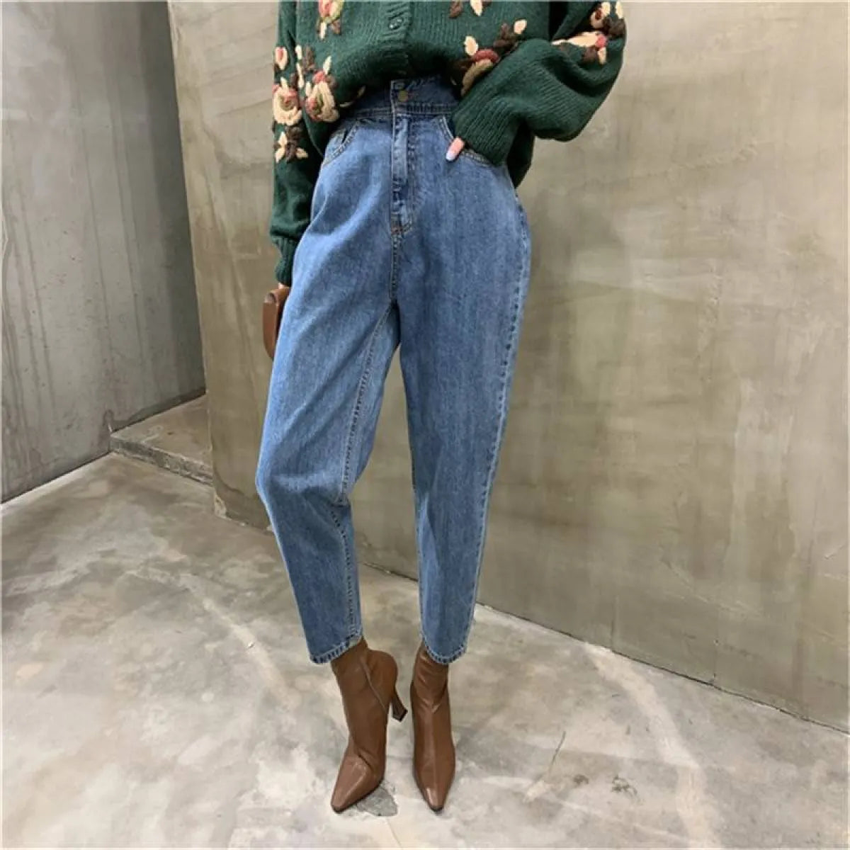 Loose Korean Jeans for Women