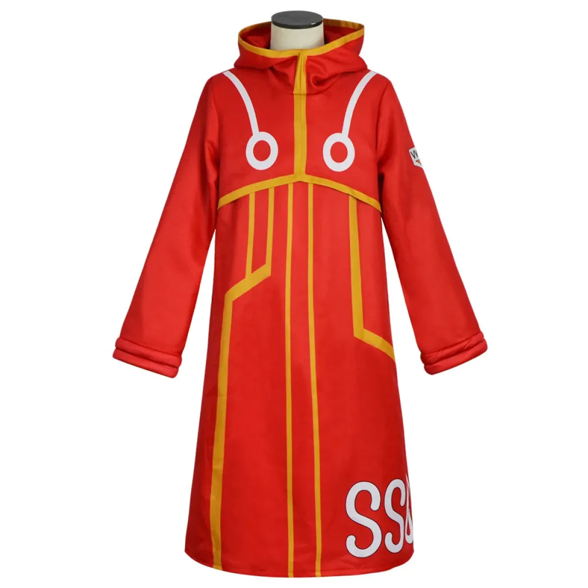 Luffy Egghead Island Cosplay – One Piece 163 Red Robe & Straw Hat Set