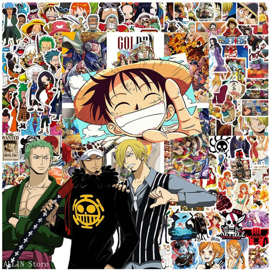 ONE PIECE Stickers - Luffy, Zoro, Chopper