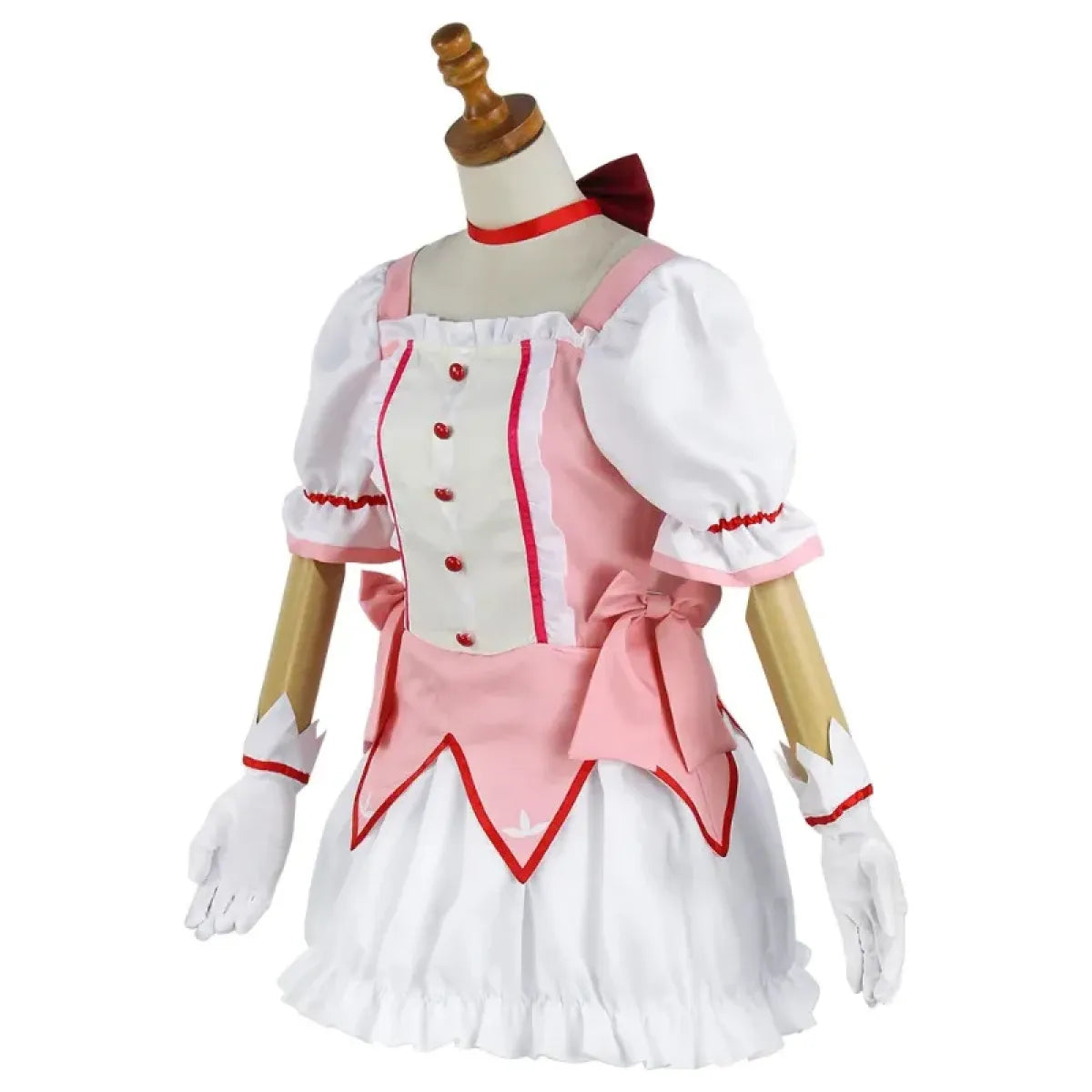 Madoka Kaname Cosplay Costume – Puella Magi Dress with Wig