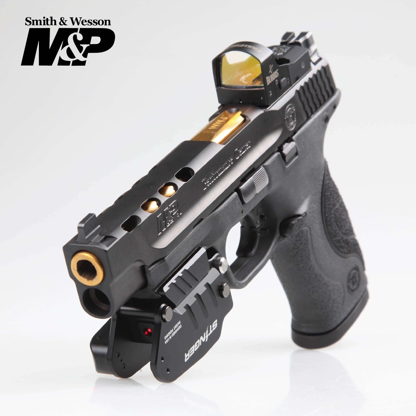 Stinger HL-GL Concealment Laser Sight System: Trigger Guard Protection, Minimalist Carry Holster (Rechargeable RED Laser - HDPE Body)