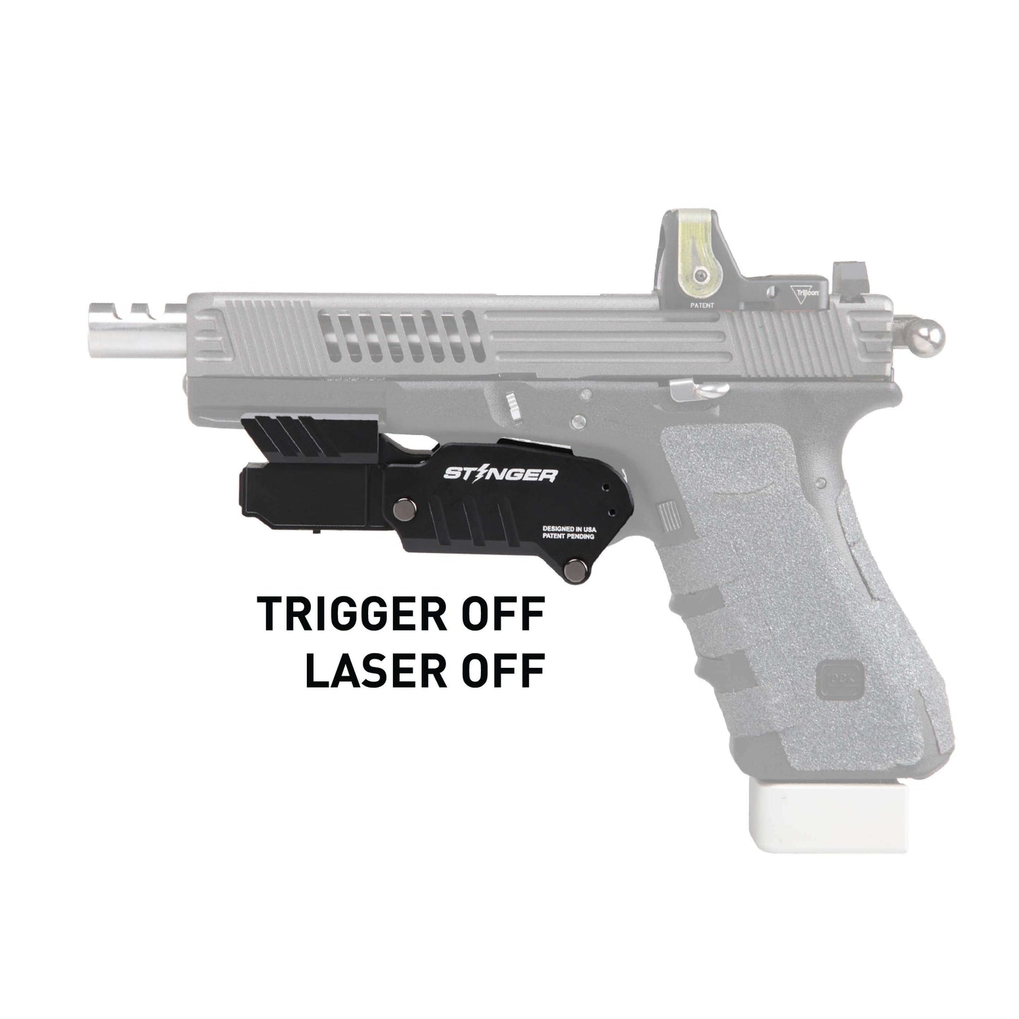 Stinger HL-1 Concealment Red Laser Sight System: Trigger Guard Protection, Minimalist Carry Holster (Aluminum Body)