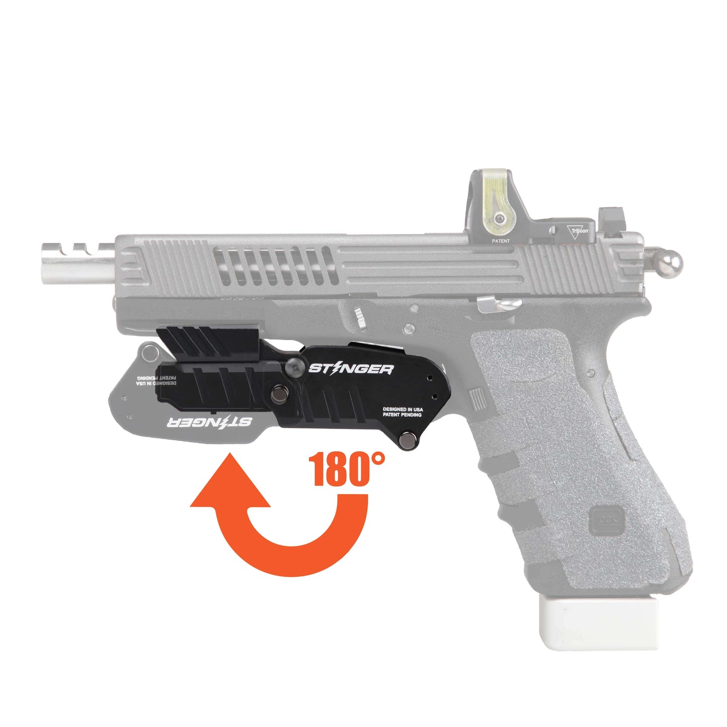 Stinger HL-1L Concealment Laser Sight System: Trigger Guard Protection, Minimalist Carry Holster (HDPE Body)