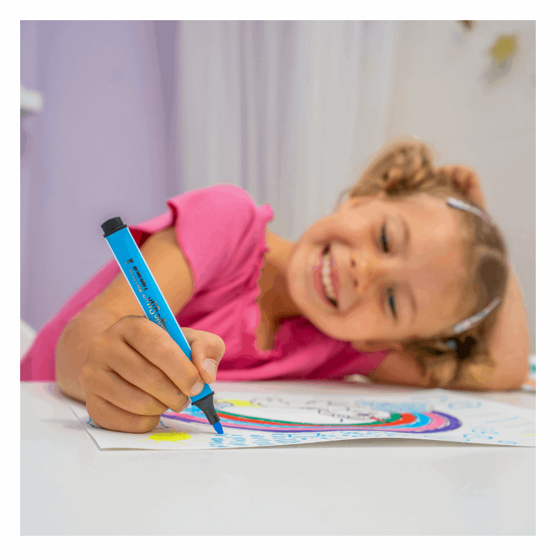 Triangular Magic Stix Markers, 48 Pack, Includes Global Skin Tones, Last 7 Days NO Cap!