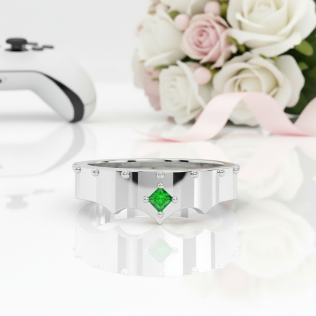 Marksman's Ring (Unisex)- 14k Yellow Gold Video Game Inspired Rings