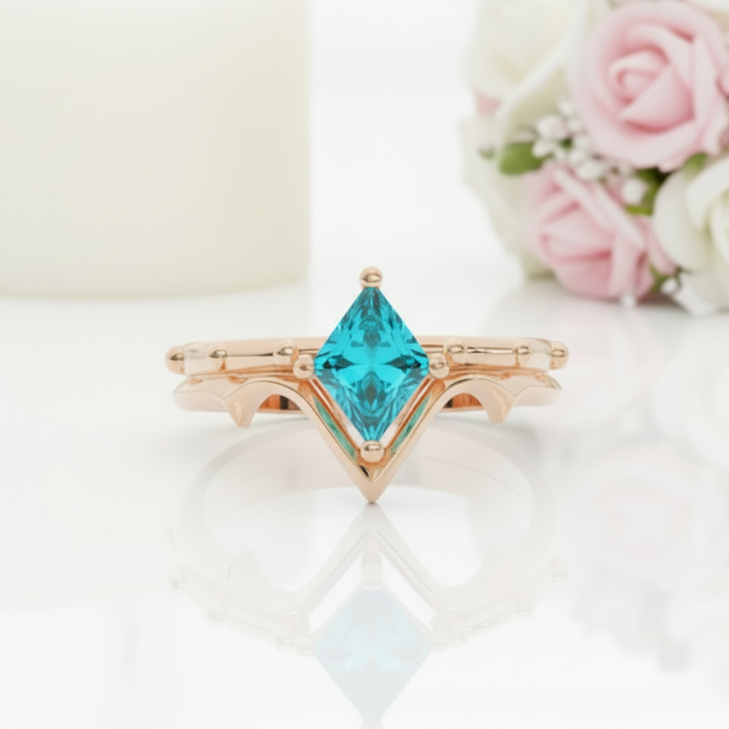 Marksman's Ring Set (Women)- 14k Yellow Gold Video Game Inspired Rings