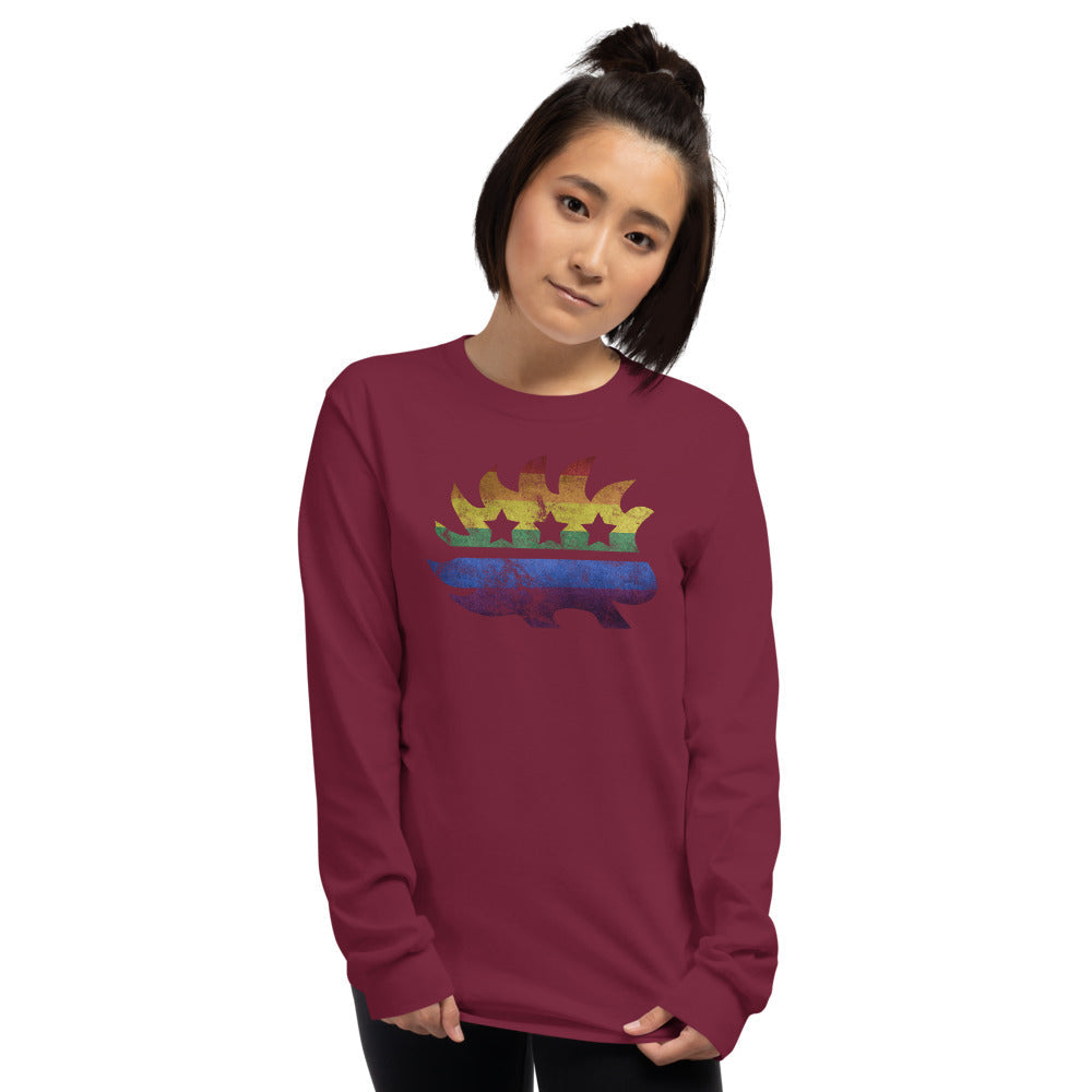 LGBTQ+ Pride Porcupine Long Sleeve Shirt