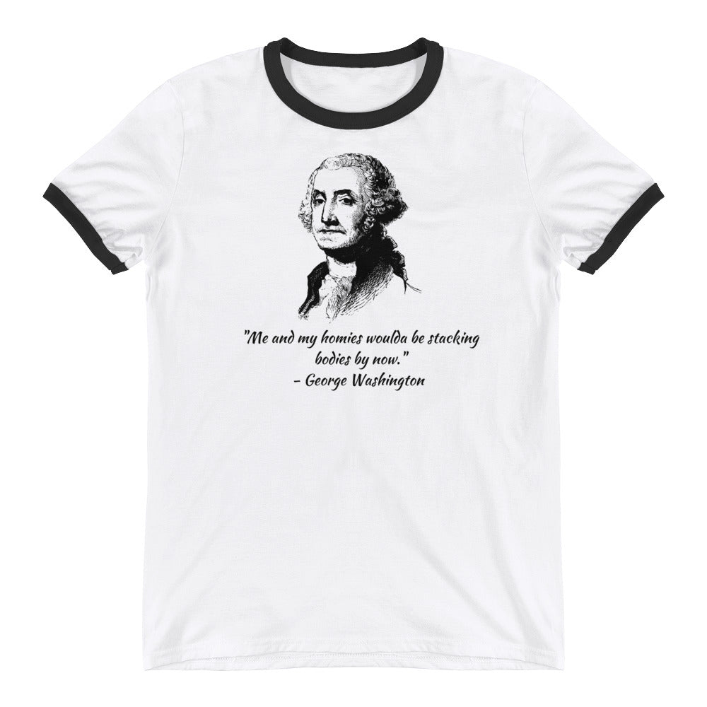 George Washington Stacking Bodies Ringer T-Shirt