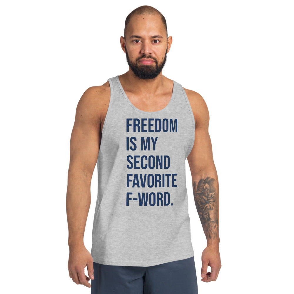 F-Word (Blue) Unisex Tank