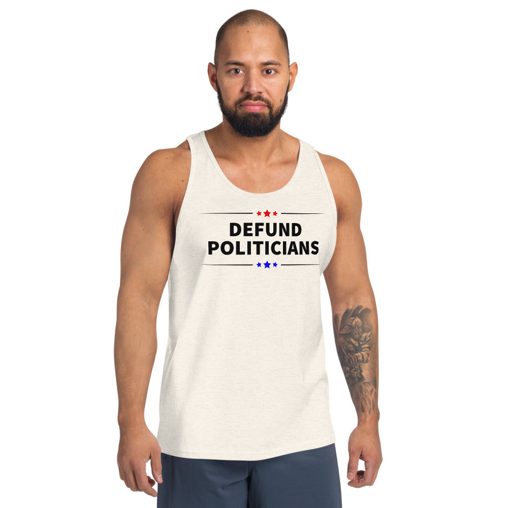 Defund Politicians (red and Blue) Unisex Tank Top