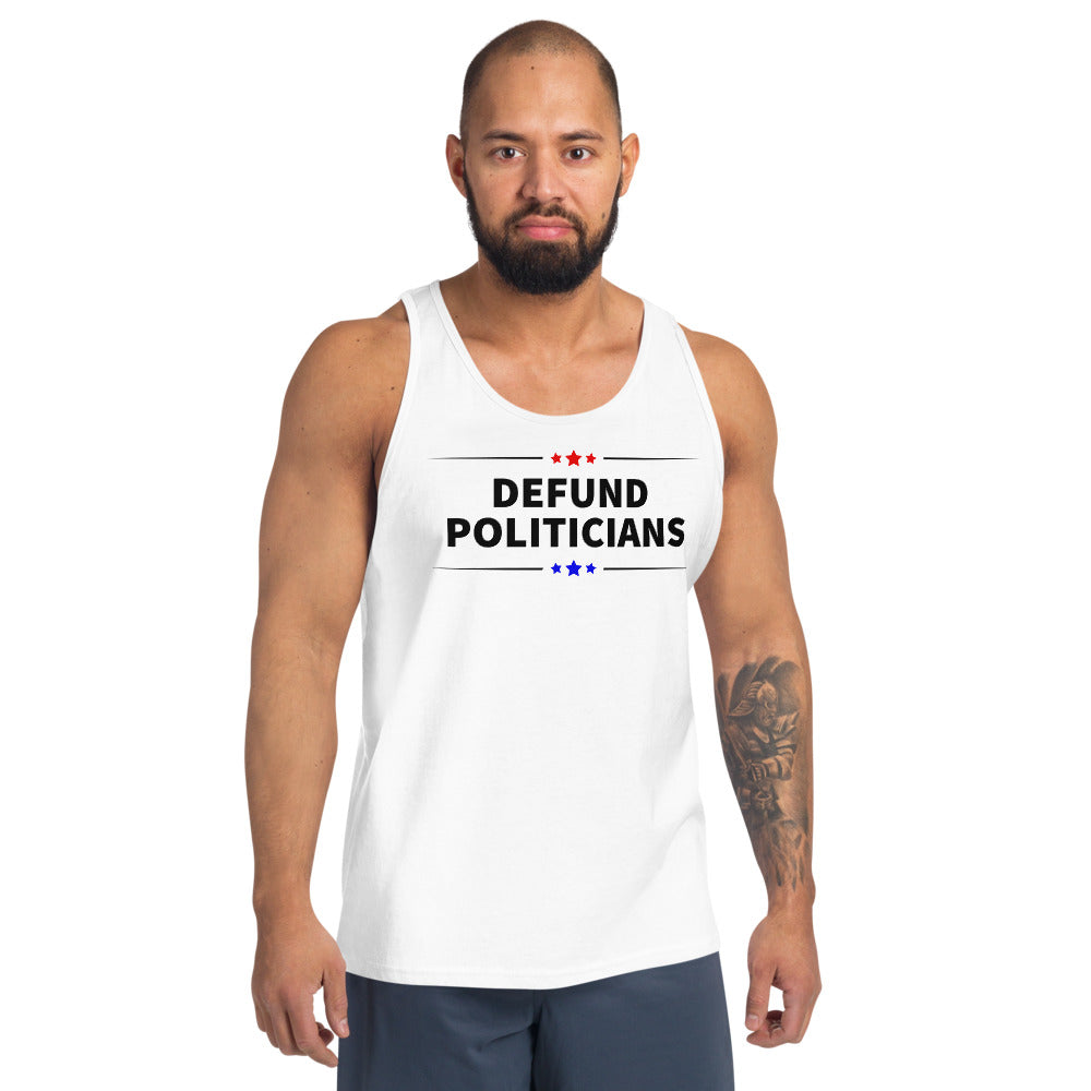 Defund Politicians (red and Blue) Unisex Tank Top
