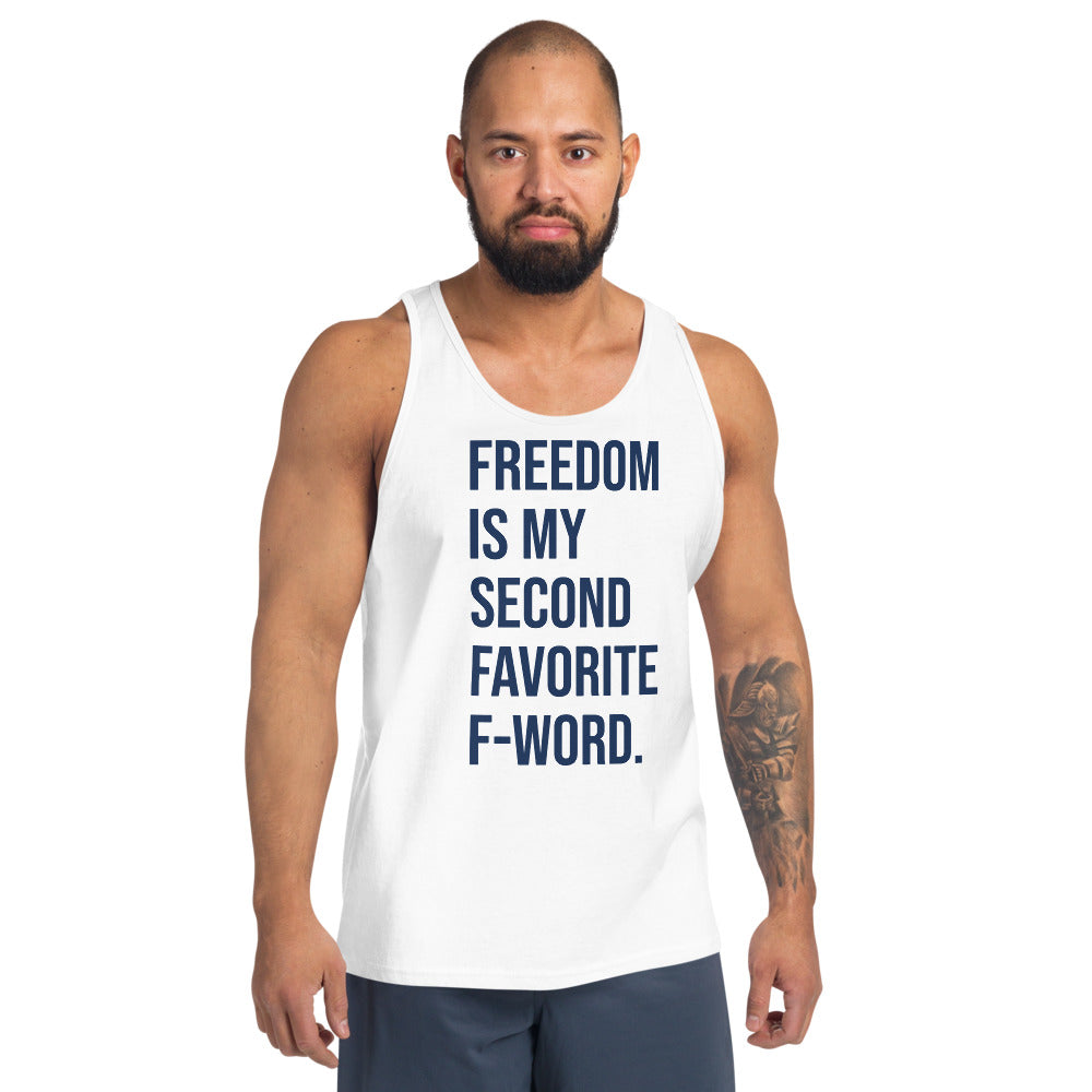 F-Word (Blue) Unisex Tank