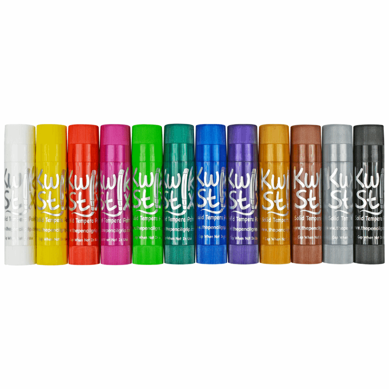 Kwik Stix Paint Sticks, Set of 12 Metalix Colors