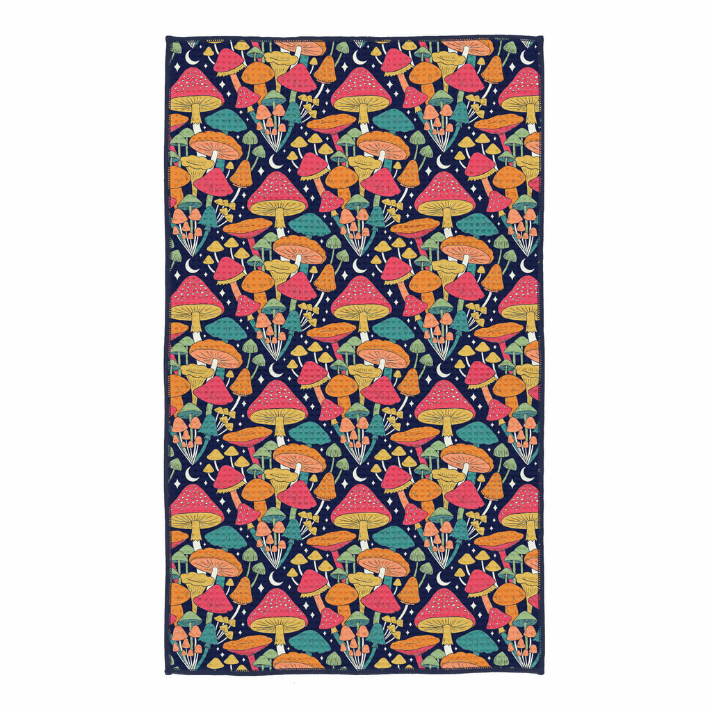 Midnight Mushroom Kitchen & Tea Towel