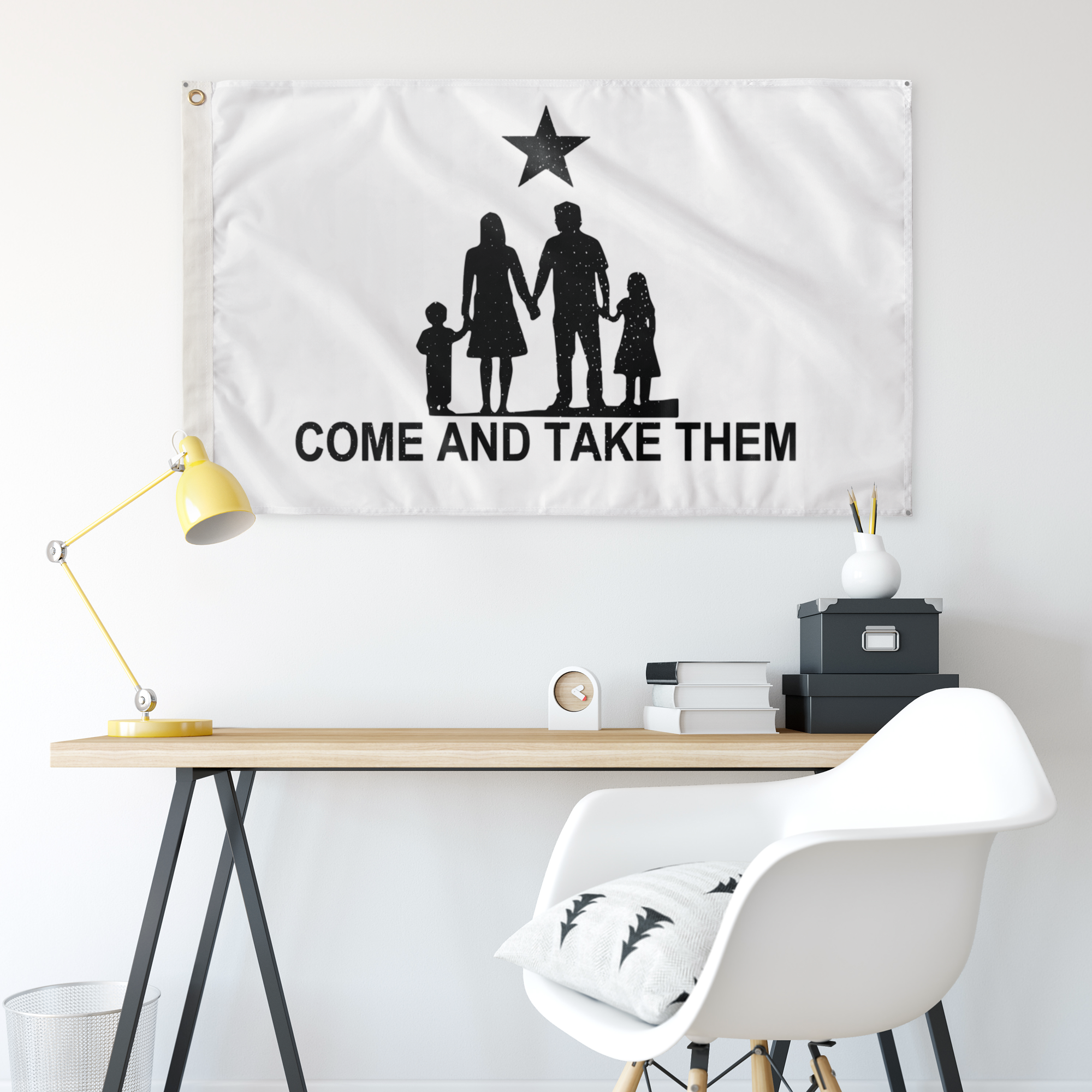 Come and Take Them - Anti-war Single Sided Flag
