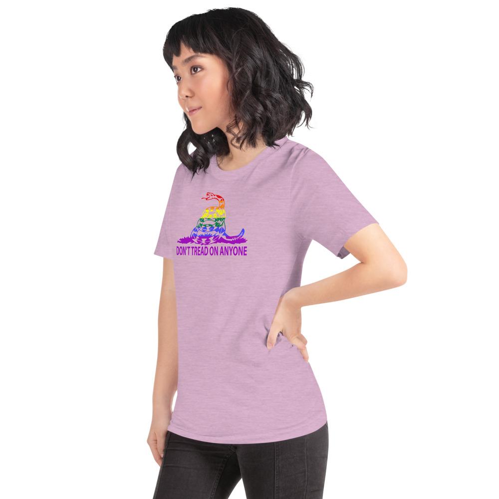 Don't Tread on Anyone LGBTQ Slim-Fit Unisex T-Shirt