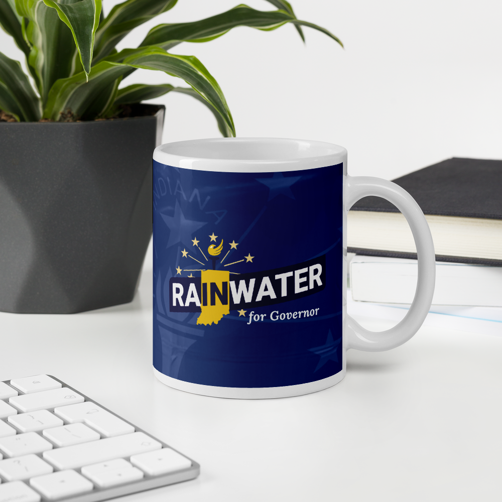 Rainwater for Indiana - Liberty is Essential Mug
