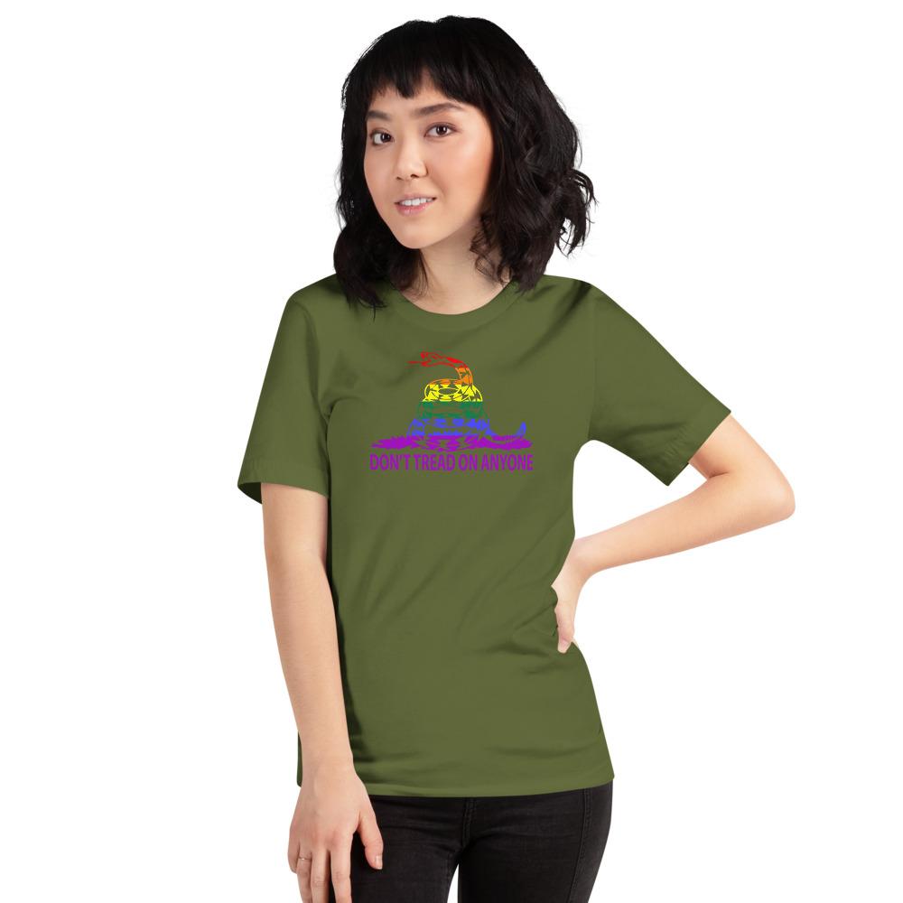 Don't Tread on Anyone LGBTQ Slim-Fit Unisex T-Shirt